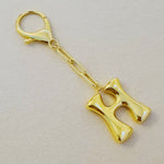 Whimsy Balloon Letter Initial Bag Charm/Key Chain-Ellison+Young 