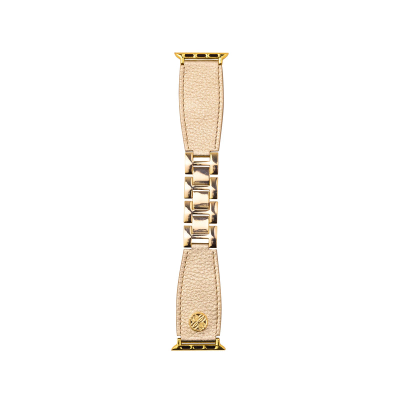 GOLD LEATHER CUFF APPLE WATCH BAND BY LILLY PULITZER-lilly pulitzer