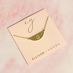 Hamilton Sphere Initial Necklace