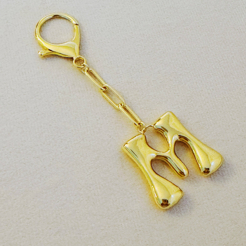 Whimsy Balloon Letter Initial Bag Charm/Key Chain-Ellison+Young 