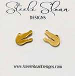 ADORABLE ALLIGATOR EARRINGS, FLORIDA GATORS GIFT, GATOR TEAM-Steele Sloan Designs