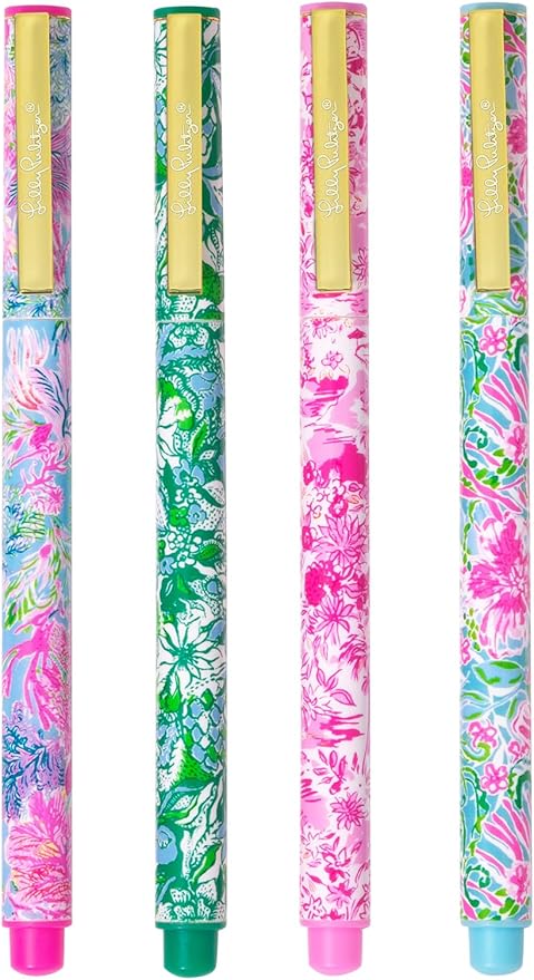 LILLY PULITZER FEL TIP PEN SET-Sissy Boutique