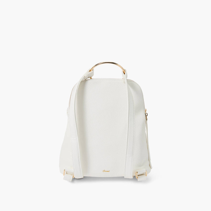 WHITE JASMINE BOW BACKPACK HANDBAG-Like Dreams