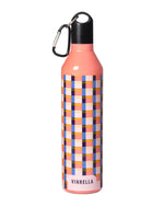 GINGHAM PINK WATER BOTTLE UMBRELLA-Vinrella