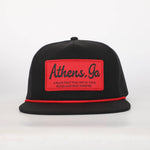 ATHENS, GA ROPE HAT WITH PATCH-Happy By Rachel, LLC