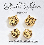 MOMMY AND ME -CUTE TIGER EARRINGS! TIGER CUB EARRINGS-Steele Sloan Designs