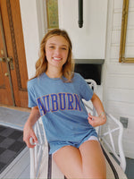 AUBURN PUFF BLUE GRAPHIC T-SHIRTS-Rustee Clothing-Sissy Boutique