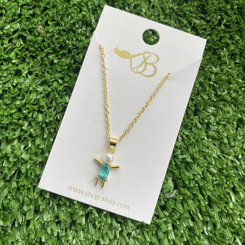 BABY BOY OR BABY GIRL GOLD NECKLACE-Sissy Boutique