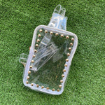 CLEAR GOLD STADIUM SLING BAG-Sissy Boutique