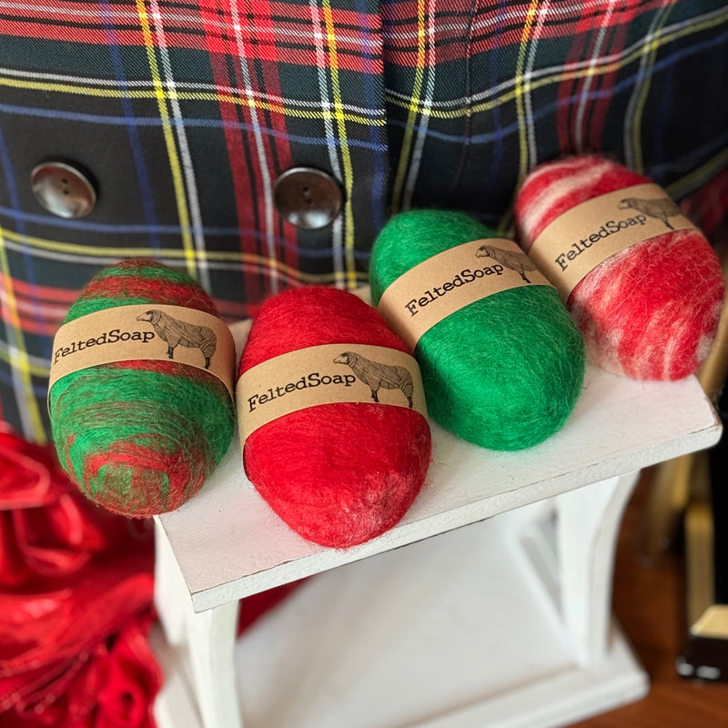 CHRISTMAS HOLIDAY FELTED SOAP-Sissy Boutique