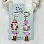 PINK NUTCRACKER EARRINGS-Sissy Boutique