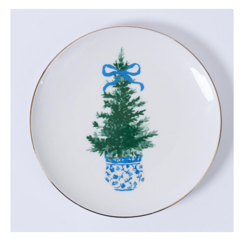 Mary Square Plate Appetizer Fancy & Festive Tree-Mary Square-Sissy Boutique