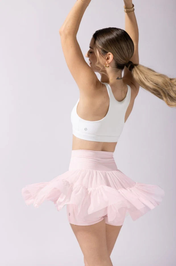 POPFLEX PINK PIROUETTE SKORT-Popflex