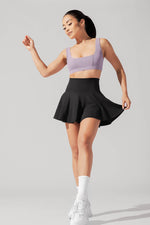 POPFLEX BLACK TWILL SKORT-Popflex