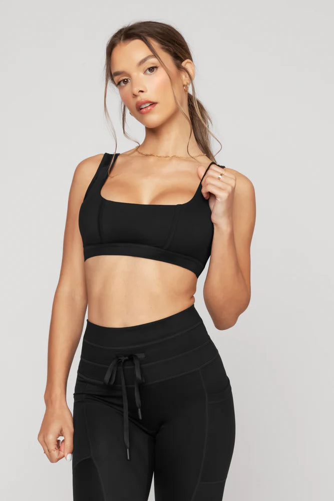 POPFLEX BLACK CORSET BRA-Popflex