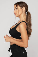 POPFLEX BLACK CORSET BRA-Popflex