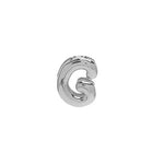 Silver (18K Gold Plated) Bubble (Balloon) Initial Pendant-Sissy Boutique