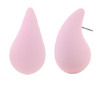 TEARDROP LIGHT PINK EARRINGS-Sissy Boutique