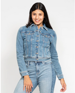 JUDY BLUE CLASSIC VINTAGE WASHED DENIM JACKET-Judy Blue-Sissy Boutique