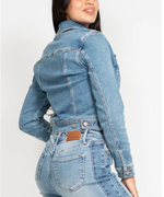 JUDY BLUE CLASSIC VINTAGE WASHED DENIM JACKET-Judy Blue-Sissy Boutique