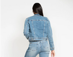 JUDY BLUE CLASSIC VINTAGE WASHED DENIM JACKET-Judy Blue-Sissy Boutique