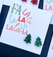 Fa La La Tree Stud Earrings-Sissy Boutique