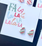 Fa La La Tree Stud Earrings-Sissy Boutique