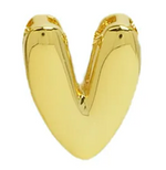 Gold (18K Gold Plated) Bubble (Balloon) Initial Pendant-Sissy Boutique