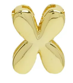 Gold (18K Gold Plated) Bubble (Balloon) Initial Pendant-Sissy Boutique