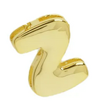 Gold (18K Gold Plated) Bubble (Balloon) Initial Pendant-Sissy Boutique