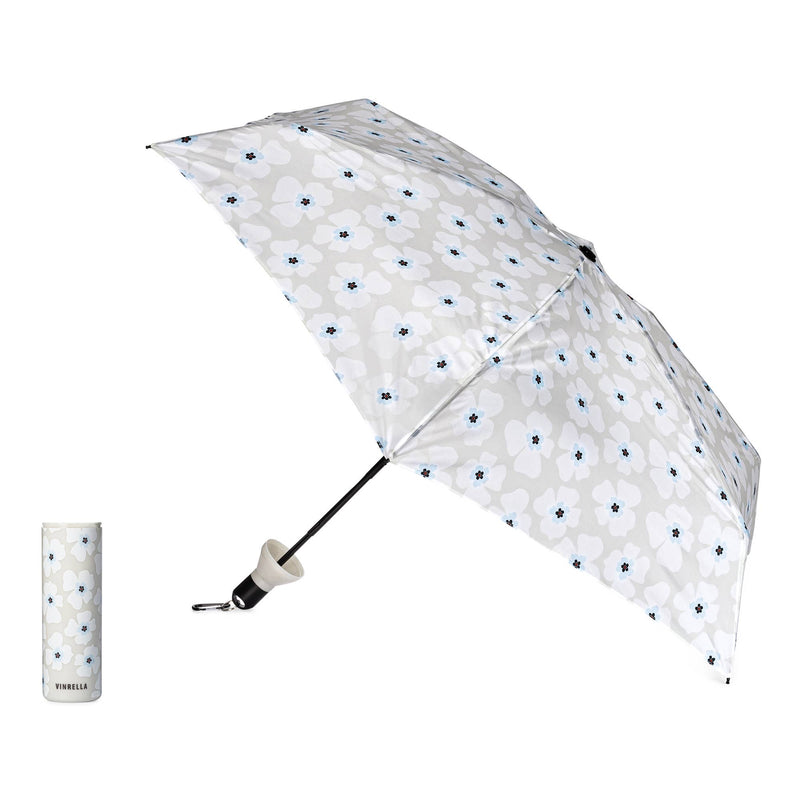 NIKKI ON GRAY WATER BOTTLE UMBRELLA-Vinrella