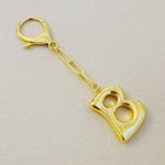 Whimsy Balloon Letter Initial Bag Charm/Key Chain-Ellison+Young 