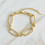 Alternatively Linked Cabled Bracelet-Ellison+Young-Sissy Boutique