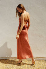 TABLE FOR ONE STRAPLESS CLASP BACK MAXI DRESS-Dress Forum