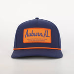 AUBURN, AL ROPE HAT WITH PATCH-Happy By Rachel, LLC