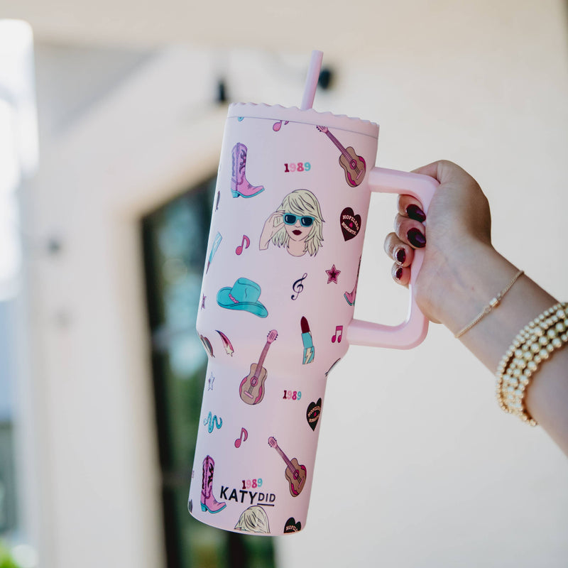 Music Girl Eras Icons Wholesale 38 Oz Tumbler-Katydid-Sissy Boutique