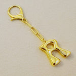 Whimsy Balloon Letter Initial Bag Charm/Key Chain-Ellison+Young 