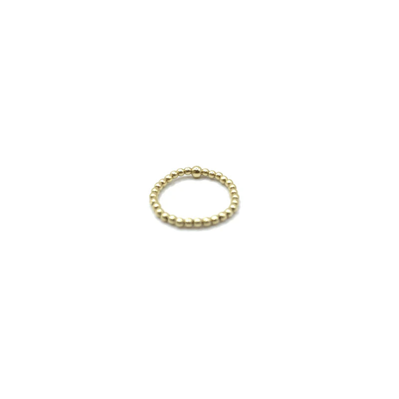 2MM GOLD FILLED WATERPROOF STRETCH RING-Erin Gray