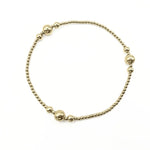 THE NANTUCKET COLLECTION 14K GOLD-FILLED 4 MM BEADED BRACELETS-Erin Gray