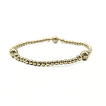 THE NANTUCKET COLLECTION 14K GOLD- FILLED 2 MM BEADED BRACELETS-Erin Gray