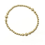 THE NANTUCKET COLLECTION 14K GOLD-FILLED 4 MM BEADED BRACELETS-Erin Gray