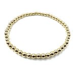 4MM GOLD FILLED KARMA WATERPROOF BRACELET 6.5"-7"-7.25"-Erin Gray