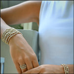 THE NANTUCKET COLLECTION 14K GOLD-FILLED 4 MM BEADED BRACELETS-Erin Gray