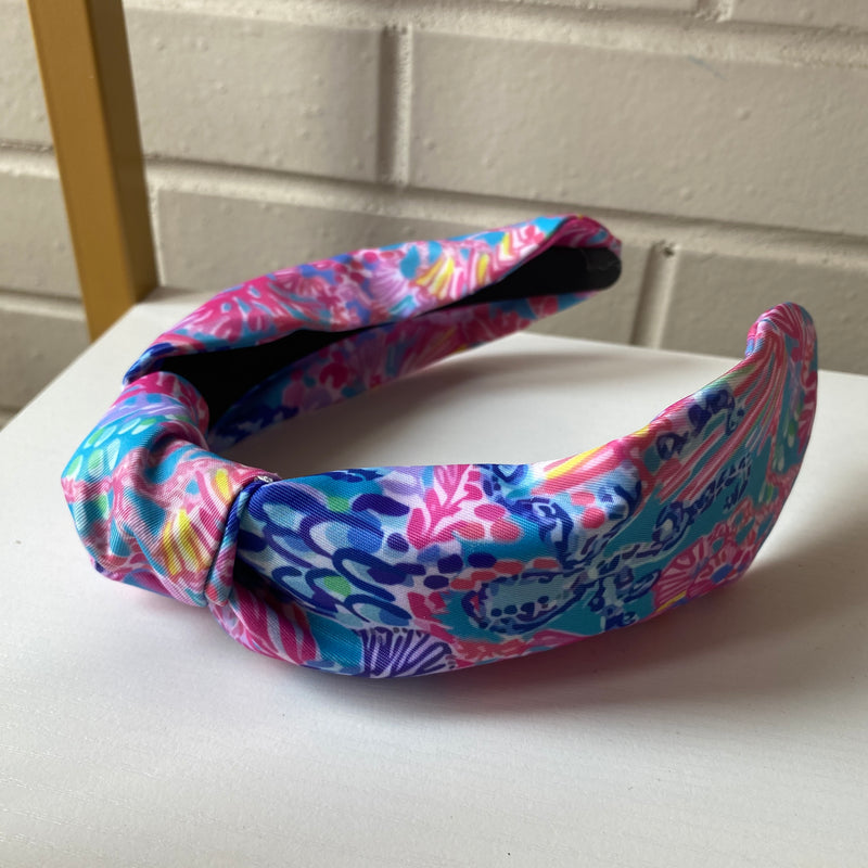 PAISLEY HEADBAND WITH KNOT DETAILING-Sissy Boutique