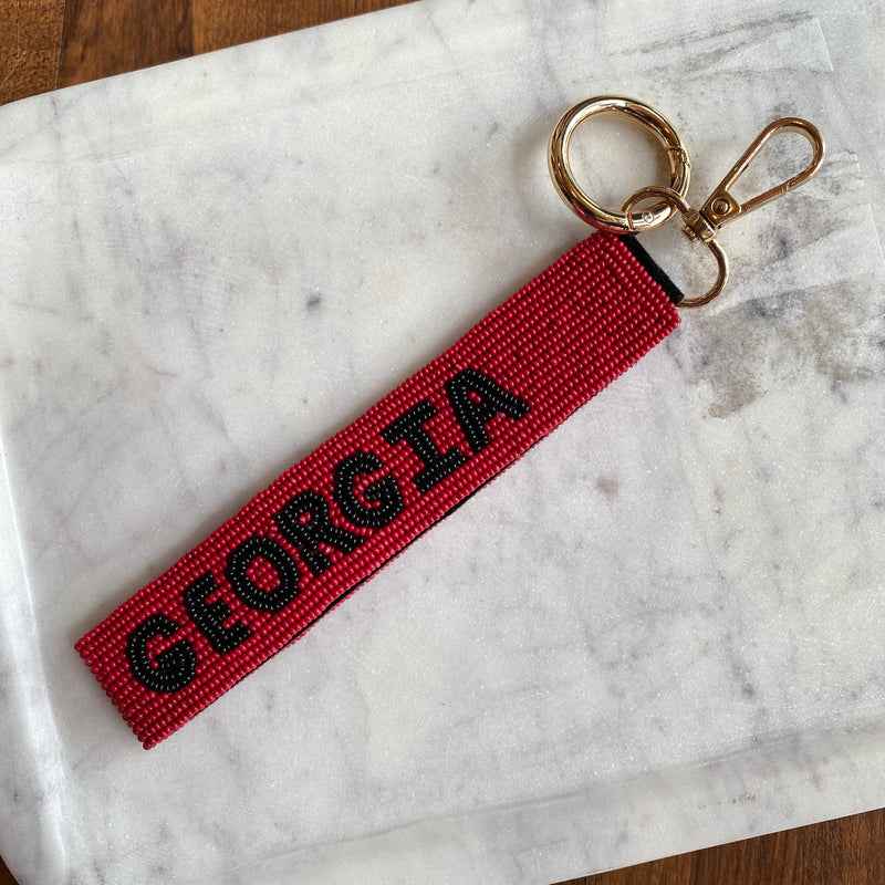 GEORGIA KEYCHAIN WITH KEYRING-Sissy Boutique