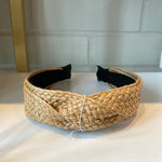 STRAW KNOTTED HEADBAND-Sissy Boutique