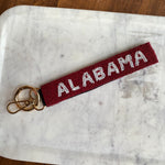 ALABAMA KEYCHAIN WITH KEYRING-Sissy Boutique